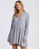 Always Lounging in Grey Dress