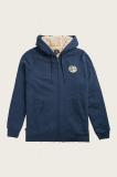 Fifty Two Sherpa Hoodie in Navy Blue (Nvy) Sweatshirt