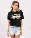 California Super Bloom Crop in Black Shirt