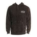 Mineral Wash Hooded in Black Sweatshirt