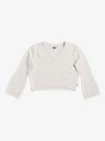 Do You Good VNeck Jumper in White Sweater