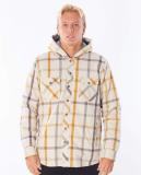 Barlow Hooded Flannel in Bone (Bo Shirt