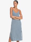 Promised Land Strappy in Mood Indigo Will Stripes (Bsp4) Dress