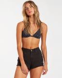 Drift Away Denim in Black Shorts