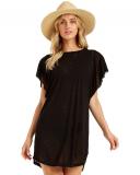 Out For Waves Cover Up in Black Dress
