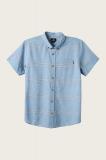Crestmont in Blue Woven Shirt