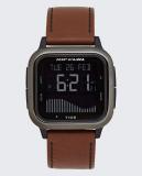 Next Tide Surf Leather in Gunmetal Watch