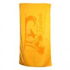 Surfer Wave and Palm Trees in Gold Beach Towel