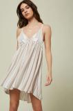 Saltwater Solids Stripe Tank Top Dress Cover-Up in Dawn (Bsh) Dress