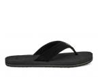Beer Cozy Stacker Suede in Black Sandals
