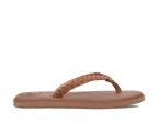 Yoga Braid Leather in Tan Sandals