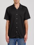 Deano in Black Woven Shirt