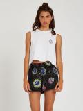 Coral Morph Elastic Waist Shorts