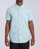 Sundays Mini in Seaglass (Sgl) Woven Shirt