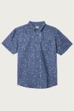 Jack Fish Tales in Navy Blue Woven Shirt