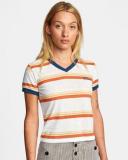 Big Distance Stripe in White Shirt