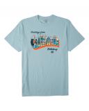 Greetings California in Blue Shirt