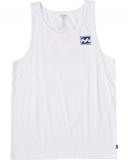 Crayon Wave in White Tank Top