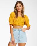Summer Girl Top in Sunflower Shirt