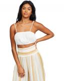 Tiny Tropics Knit Bralette in Salt Crystal Tank Top