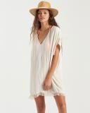 Walk Away Tunic Top in Salt Crystal (Scs) Dress