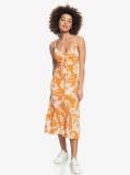 Seaside State Strappy in Tan Dress