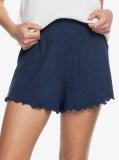 Cozy Day Rib Knit Lounge in Mood Indigo Shorts