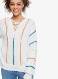 Bay Of Rainbows Hoodie in White Sweater