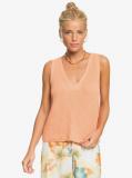 Bright Place Sleeveless in Coral Sweater