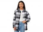 Pacific Dreams Cotton Long Sleeve Flannel (charcoal)