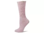 Rib Knit Slouchy Crew Socks (dusk)