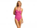 Halter Plunge One-piece Swimsuit (eco Collective Hot Pink)