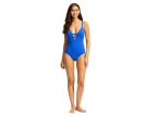 Eco Collective Deep V One Piece (azure)