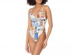 On Vacation V-neck One-piece (azure)