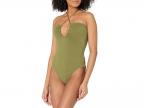 Sea Dive Bandeau One-piece (khaki)