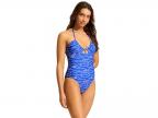 Set Sail Drawstring Halter One Piece (azure)