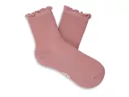 Karsyn Lettuce Edge Socks (clay Pink)