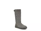 Classic Cardi Cabled Knit (grey)