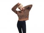 Mowery Top Jacquard (cider Leopard)