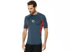 Waves S/S Peformance Fit Uv Tee (navy Marle)