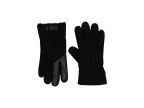 Contrast Water Resistant Sheepskin Tech Gloves (black)