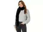 Oblong Faux Fur Scarf (black)
