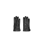 Shorty Smart Gloves With Conductive Leather Palm (black)