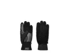 Fluff Smart Gloves With Conductive Leather Palm (black)