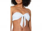 Summer Crush Twist Tie Front Bandeau (powder Blue)