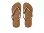 Slim Flip Flop Sandal (bronze)