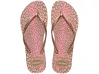 Slim Animals Flip Flop Sandal (rose Gold/metallic Rose Gold)