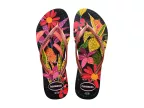 Slim Tropical Flip Flop Sandal (salmon)