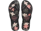 Slim Organic Flip Flop Sandal (black/dark Ash/light Rose)