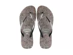 Slim Carnaval Flip Flop Sandal (black)